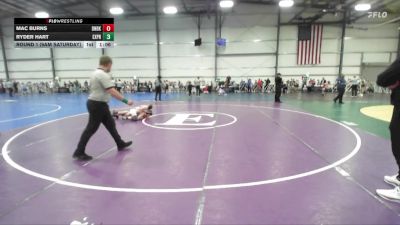 96 lbs Round 1 (9am Saturday) - Ryder Hart, Terps Xpress vs Mac Burns, Dynasty Black