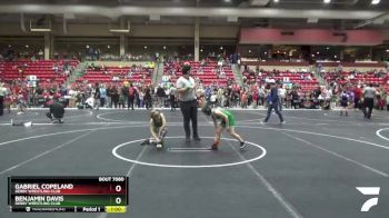 70 lbs Cons. Round 3 - Gabriel Copeland, Derby Wrestling Club vs Benjamin Davis, Derby Wrestling Club