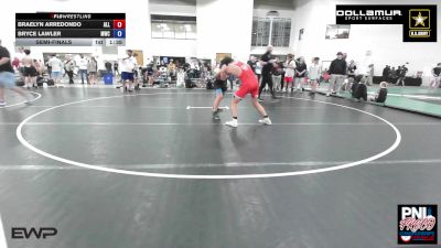 132 kg Semifinal - Braelyn Arredondo, All In Wrestling Academy vs Bryce Lawler, MWC Wrestling Academy
