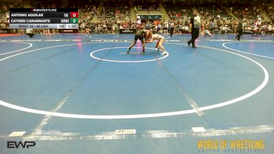 96 lbs Round Of 32 - Antonio Aguilar, The Valley WC vs Cayden Carannante, Steel Valley Renegades