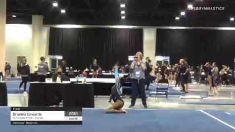 Brianna Edwards - Floor, Gulf Coast #1138 - Florida - 2021 USA Gymnastics Development Program National Championships