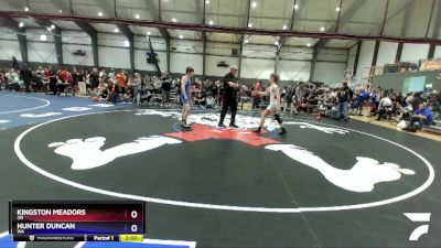 126 lbs Cons. Round 5 - Kingston Meadors, OR vs Hunter Duncan, WA