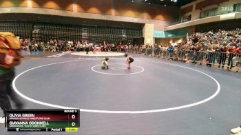 58-62 lbs Round 3 - Giavanna ODonnell, Greenwave Youth Wrestling vs Olivia Green, Spanish Springs Wrestling Club