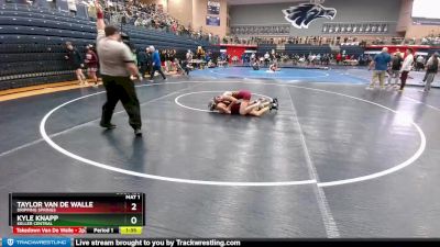 132 lbs Round 2 - Taylor Van De Walle, Dripping Springs vs Kyle Knapp, Keller Central