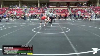 155 lbs 5th Place Match - Tyson King, Tonganoxie Wrestling Club vs Preston Swinney, Hugoton Wrestling Club