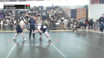 215 lbs Semifinal - Quinn Bowles, Boston Latin vs Matt Harrold, Haverhill