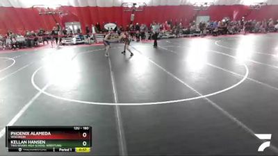 160 lbs Round 1 - Kellan Hansen, Two Rivers High School Wrestling vs Phoenix Alameda, Wisconsin