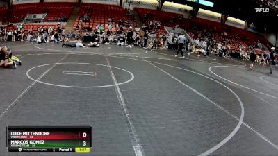 88 lbs Round 2 (8 Team) - Luke Mittendorf, Westshore vs Marcos Gomez, Xtreme Team