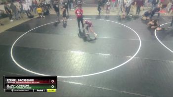 95-98 lbs Round 1 - Elijah Johnson, Canon City Wrestling Club vs Ezekiel Broseghini, Cheyenne Mountain Wrestling Club