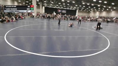 70 lbs Cons. Semis - Kyler Wynn, Weigh In Club vs Luke Taussig, Greater Heights Wrestling Club