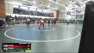 285 lbs Champ. Round 1 - Noah Pulido, Millikan vs Tynea Allen, Cypress