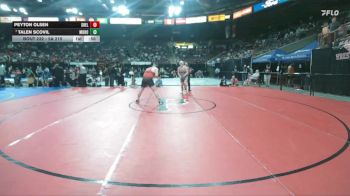 5A 215 lbs Cons. Round 1 - Talen Scovil, Mountain Home vs Peyton Olsen, Shelley