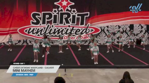 Cheer Extreme Maryland - Calvert - Mini Mayhem [2024 L1.1 Mini - PREP Day 1] 2024 Spirit Unlimited Harrisburg Challenge