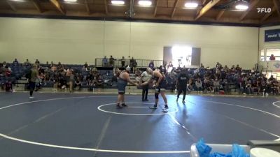 285 lbs Quarterfinal - Alonzo Cardona, Hope International University vs Cole Steketee, Menlo College