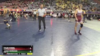 157 lbs Quarters & 1st Wb (16 Team) - Jason Giordano, TCNJ vs Tyler Goebel, Wisconsin-La Crosse