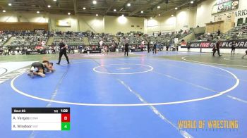 100 lbs Semifinal - Alejandro Vargas, COWA vs Adrian Windsor, Mat Demon Wrestling Club