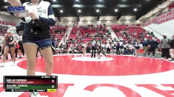 138 lbs Quarterfinal - Nellie Medina, TONKAWA/DEER CREEK-LAMONT vs Rachel Garcia, EDMOND NORTH