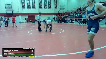 157 lbs 3rd Place Match - Andrew Porter, Pacific (OR) vs Gus Menne, Corban University