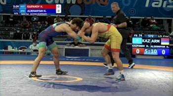 74 kg Round Of 16 - Nurkozha Kaipanov, Kaz vs Hrayr Alikhanyan, Arm