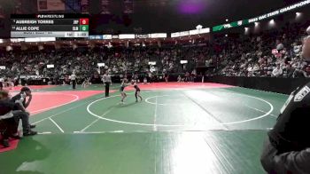 54 lbs Champ. Round 1 - Allie Cope, SLM3 vs Aubreigh Torres, JRP1