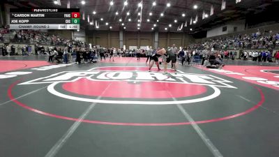 285 lbs Champ. Round 3 - Joe Kopp, Christian Brothers College vs Carson Martin, Paola