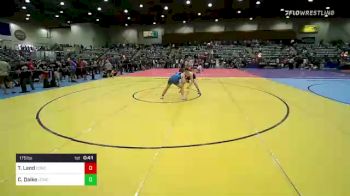 175 lbs Consi Of 8 #1 - Tucker Land, Concede Nothing vs Caleb Dalke, Legacy Elite Wrestling Club