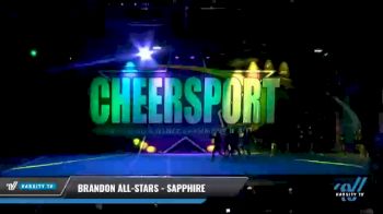 Brandon All-Stars - Sapphire [2021 L4 Senior - Small - B Day 2] 2021 CHEERSPORT National Cheerleading Championship