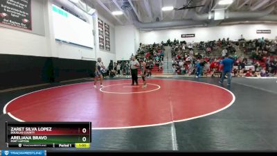 130 lbs Cons. Round 2 - Areliana Bravo, Fort Lupton vs Zaret Silva Lopez, Douglas County