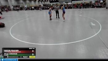 125 lbs Champ. Round 1 - Maycee Peacher, Powerhouse Wrestling Club vs Rylie Donahue, Illinois