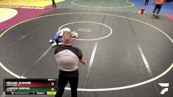 85 lbs Quarterfinals (8 Team) - Landon Ashman, PLPRB vs Michael Elsmore, Pine Island