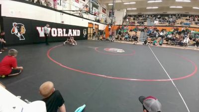 75-78 lbs Round 2 - Isaac Haddix, Thermopolis Middle School vs Trenton Shells, Riverton Middle School