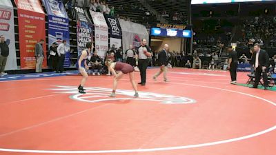 110 Class 1 lbs Cons. Round 3 - Annabelle Dunlop, Winnetonka vs Norah Watkins, Rock Port