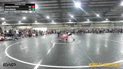 135 lbs Consi Of 16 #1 - Lincoln Bastian, Idaho Gold Wrestling Club vs Ryan Briggs, New England Gold