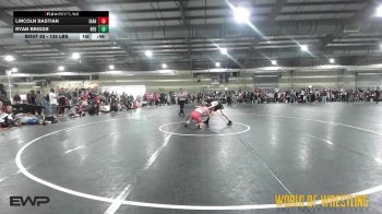 135 lbs Consi Of 16 #1 - Lincoln Bastian, Idaho Gold Wrestling Club vs Ryan Briggs, New England Gold