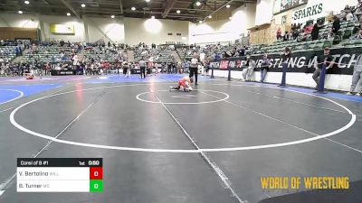 73 lbs Consi Of 8 #1 - Vladimir Bertolino, Willits Grappling Pack vs Benjamin Turner, Mad Dawg Wrestling Club