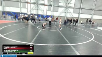 71 lbs Quarterfinal - Paxton Beckett, NWWC vs Porter Branson, Salem Elite Mat Club