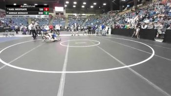 165 lbs Cons. Round 2 - Adrian Monaco, Wichita-Kapaun Mt. Carmel vs Kael Westgate, Tecumseh - Shawnee Heights HS