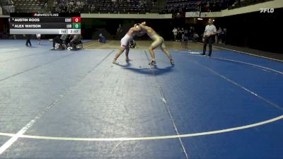 197 lbs 7th Place Match - Austin Roos, Central vs Alex Watson, Loras