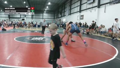 180 lbs Round 2 - Henry Straw, Sly Fox Wrestling Club vs Miles Bruin, Grizzly Wrestling Club