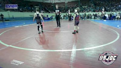 46 lbs Round Of 16 - Conner Wright, SlyFox Wrestling Academy vs Luke Baysinger, Blanchard Wrestling Club