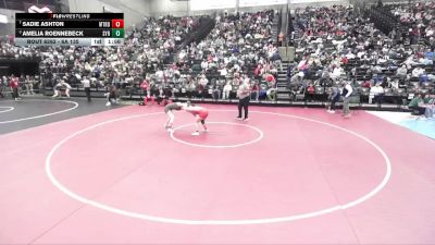 6A 135 lbs Semifinal - Amelia Roennebeck, Syracuse vs Sadie Ashton, Mountain Ridge