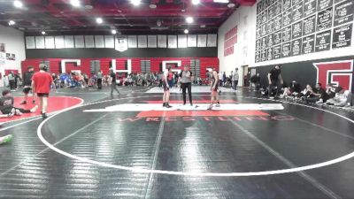 120 lbs Round 4 (12 Team) - Roberto Santos, American Falls vs Cade Williams, Kimberly High School