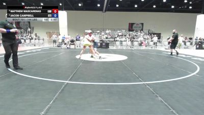 144 lbs Champ. Rd Of 16 - Matthew Mascarenas, Cleveland Highschool Wrestling vs Jacob Campbell, G1 Training Center