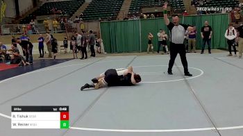 91 lbs 3rd Place - Brock Tishuk, Georgia vs William Reiner, Sequoyah Youth Wrestling Club