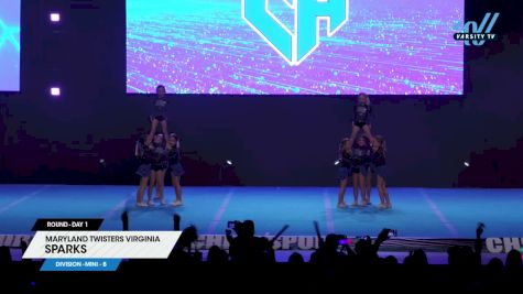 Maryland Twisters Virginia - Sparks [2024 L2 Mini - B Day 1] 2024 CHEERSPORT National All Star Cheerleading Championship