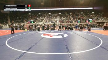 4A-144 lbs Cons. Semi - Rylee Browen, Thunder Basin High School vs Jacob Stirling, Thunder Basin High School
