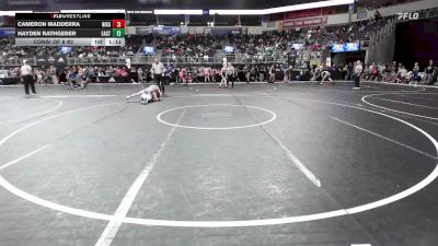 115 lbs Consi Of 8 #2 - Cameron Madderra, Nixa Youth Wrestling vs Hayden Rathgeber, East Kansas Eagles