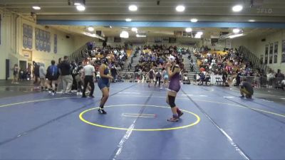 155 lbs Cons. Round 2 - Delilah Martinez, Shadow Hills vs Mia Catchings, Anaheim