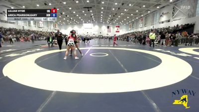 152 lbs Quarterfinal - Lillian Hyde, Club Not Listed vs Arica PearsonLeary, Bear Cave Wrestling