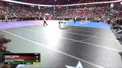 D2-113 lbs Quarterfinal - Tommy Brown, Northwestern vs Deaglan O`Connell, Regis/Altoona